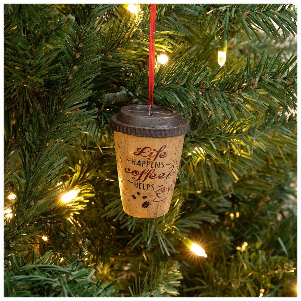 Life Happens Coffee Helps Cup Ornament | Hobby Lobby | 5097696