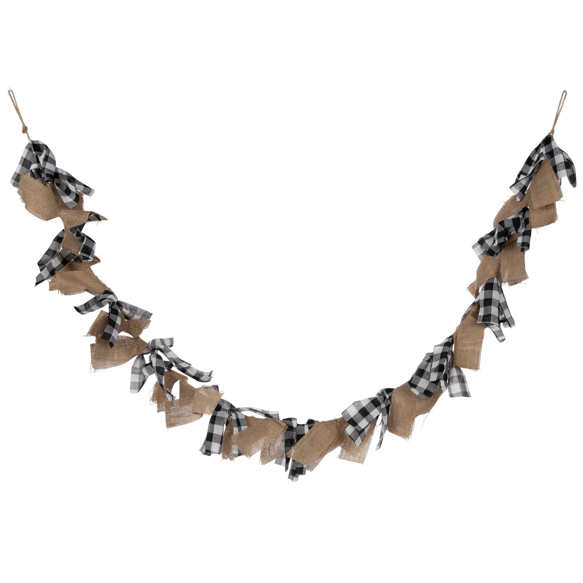 Buffalo Check Burlap Ruffle Garland Hobby Lobby 5120654