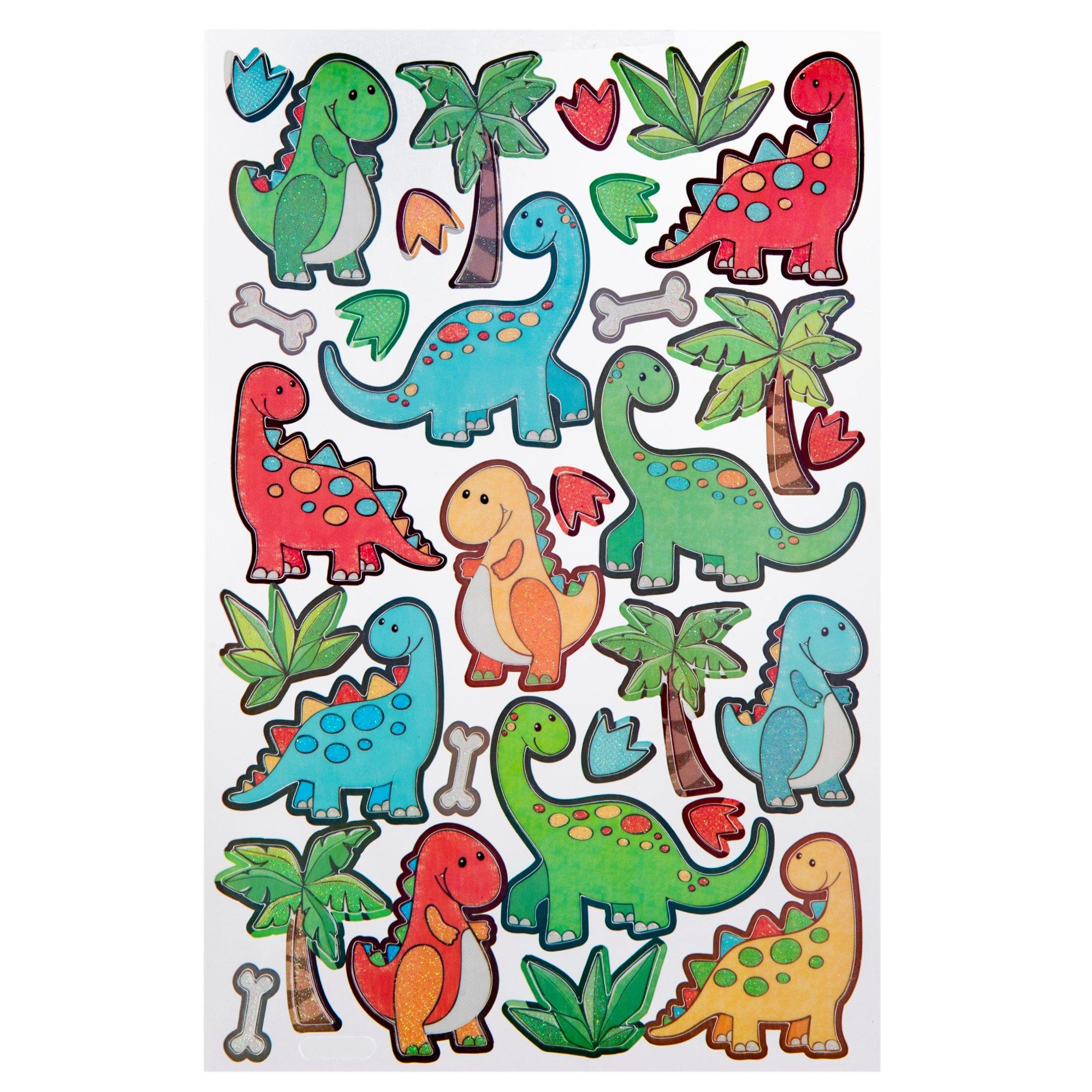 Dinosaur Glitter Stickers Hobby Lobby 512269