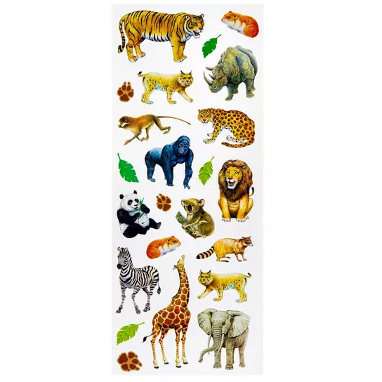 Jungle Animals Stickers, Hobby Lobby