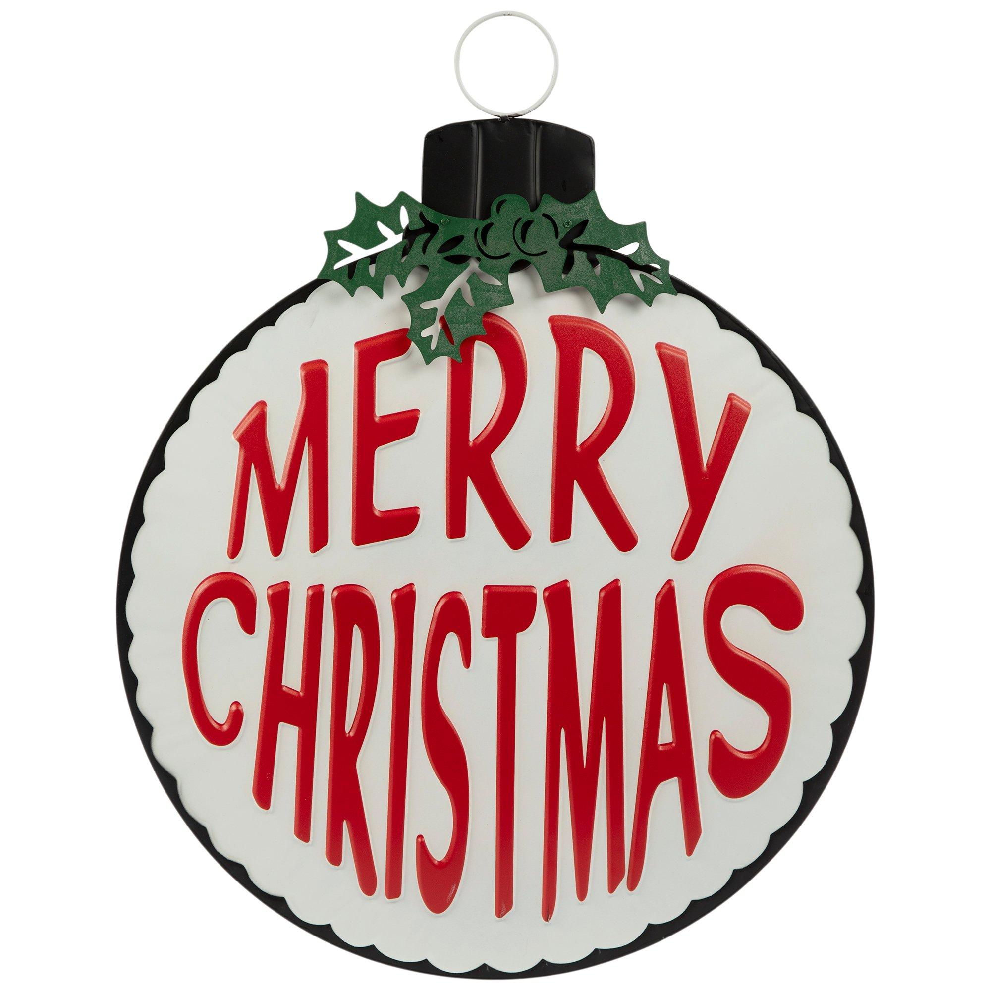 Merry Christmas Ornament Metal Wall Decor Hobby Lobby 5129598