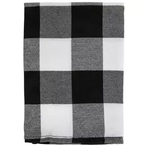 Black and White Buffalo Check Tea Towel and Dish Cloth Set - Backroad  Boulevard