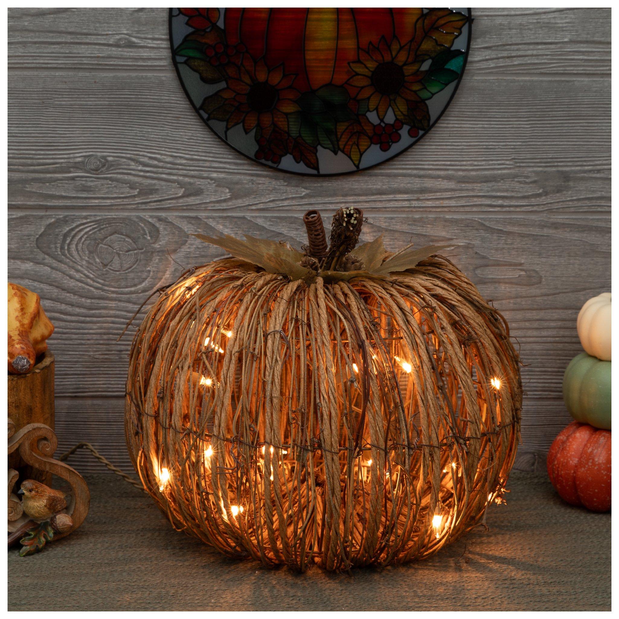 Light Up Rattan Pumpkin | Hobby Lobby | 5137344