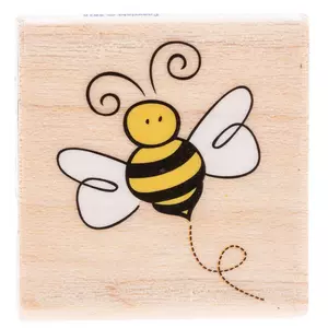  Full Bee Rubber Stamp : Arts, Crafts & Sewing