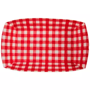 Red Gingham Food Baskets