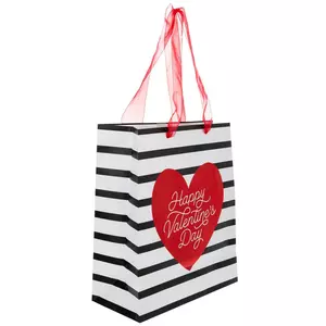 Valentine's Day Gift Bag Storage Bag Bow Decoration Heart Gift Bag