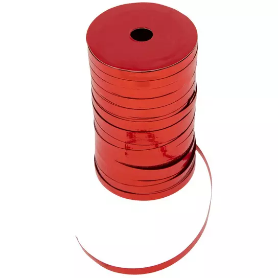 Red Metallic Curling Ribbon - 3/16, Hobby Lobby