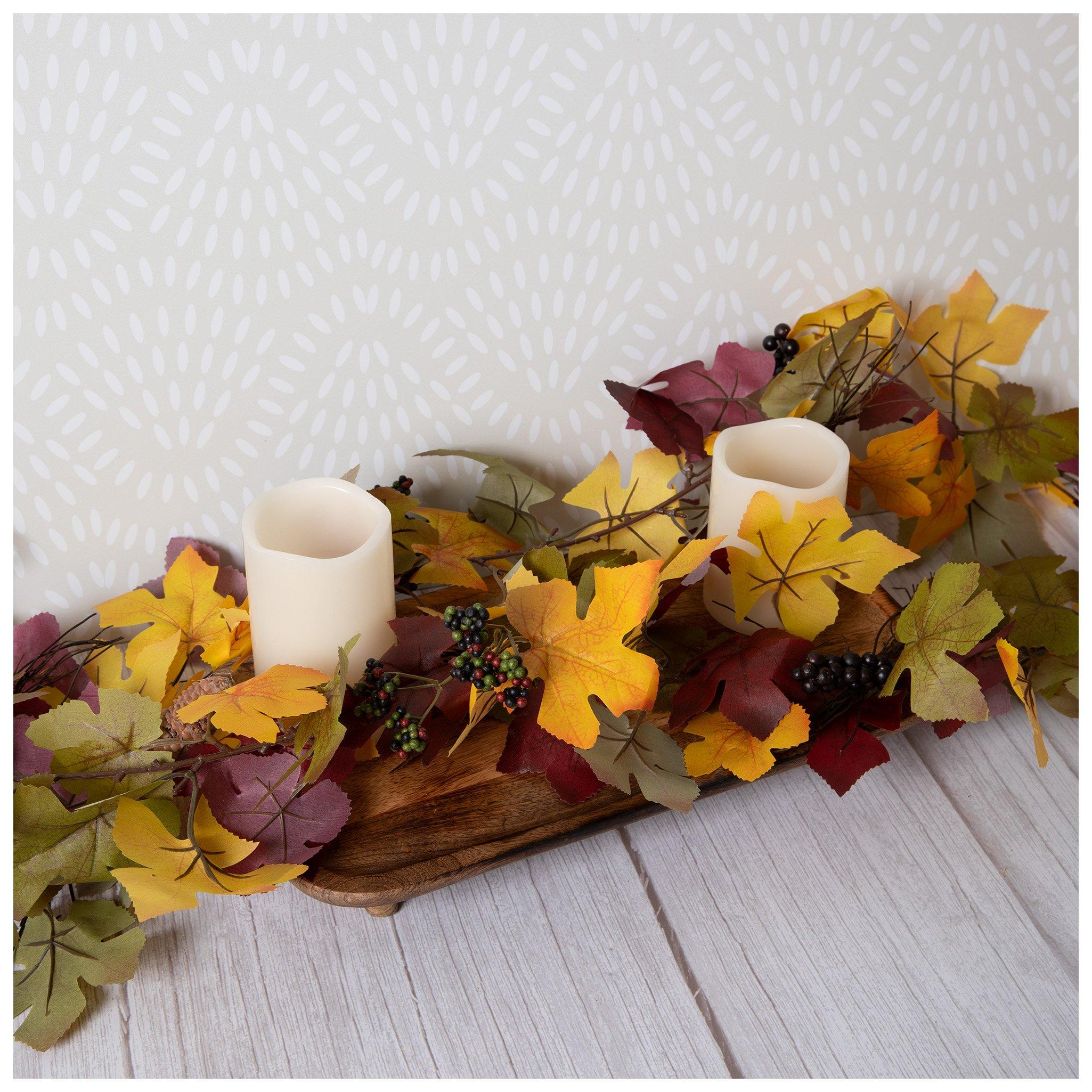 Maple Leaf & Grape Garland view 1