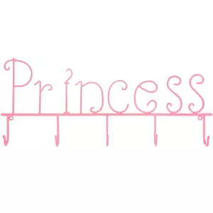 Princess Metal Wall Decor With Hooks