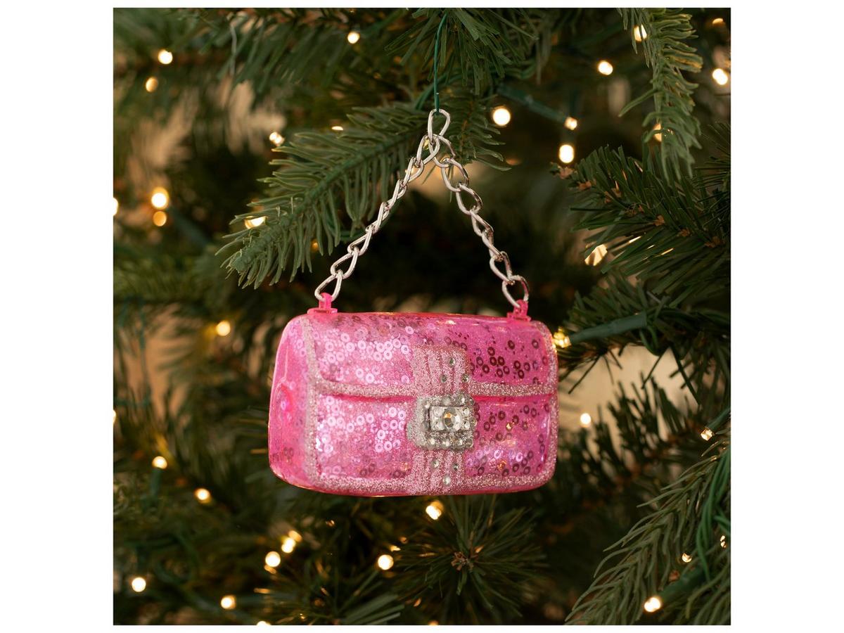 Pink Sequin Handbag Ornament | Hobby Lobby | 5159462