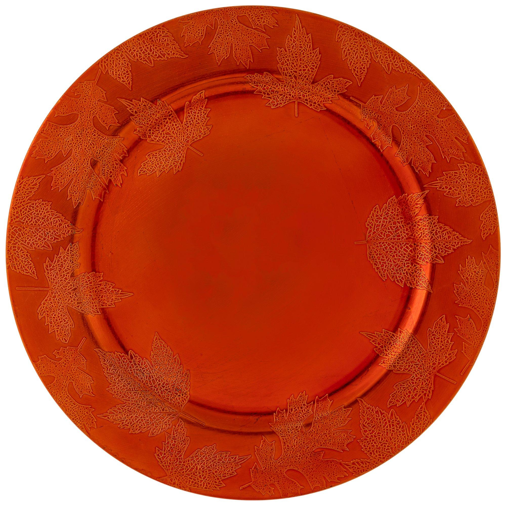 Metallic Leaf Plate Charger Hobby Lobby 5160007