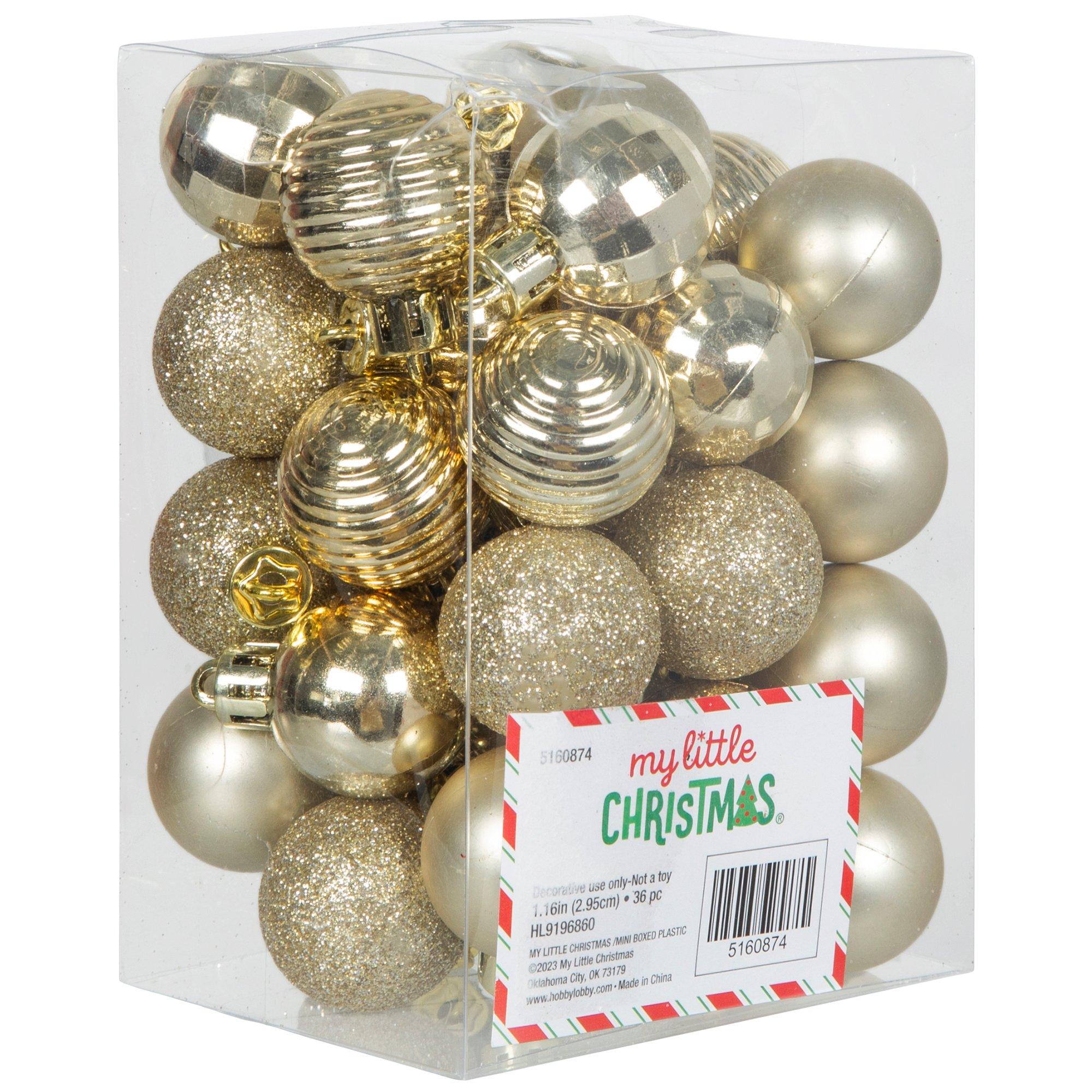 Assorted Mini Ball Ornaments | Hobby Lobby | 5160874