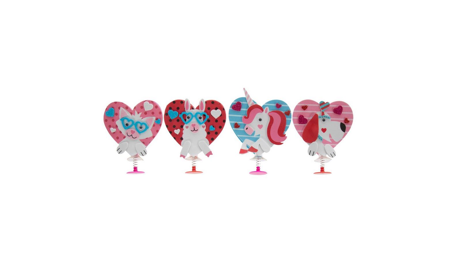 Jumping Character Hearts Craft Kit | Hobby Lobby | 5176052