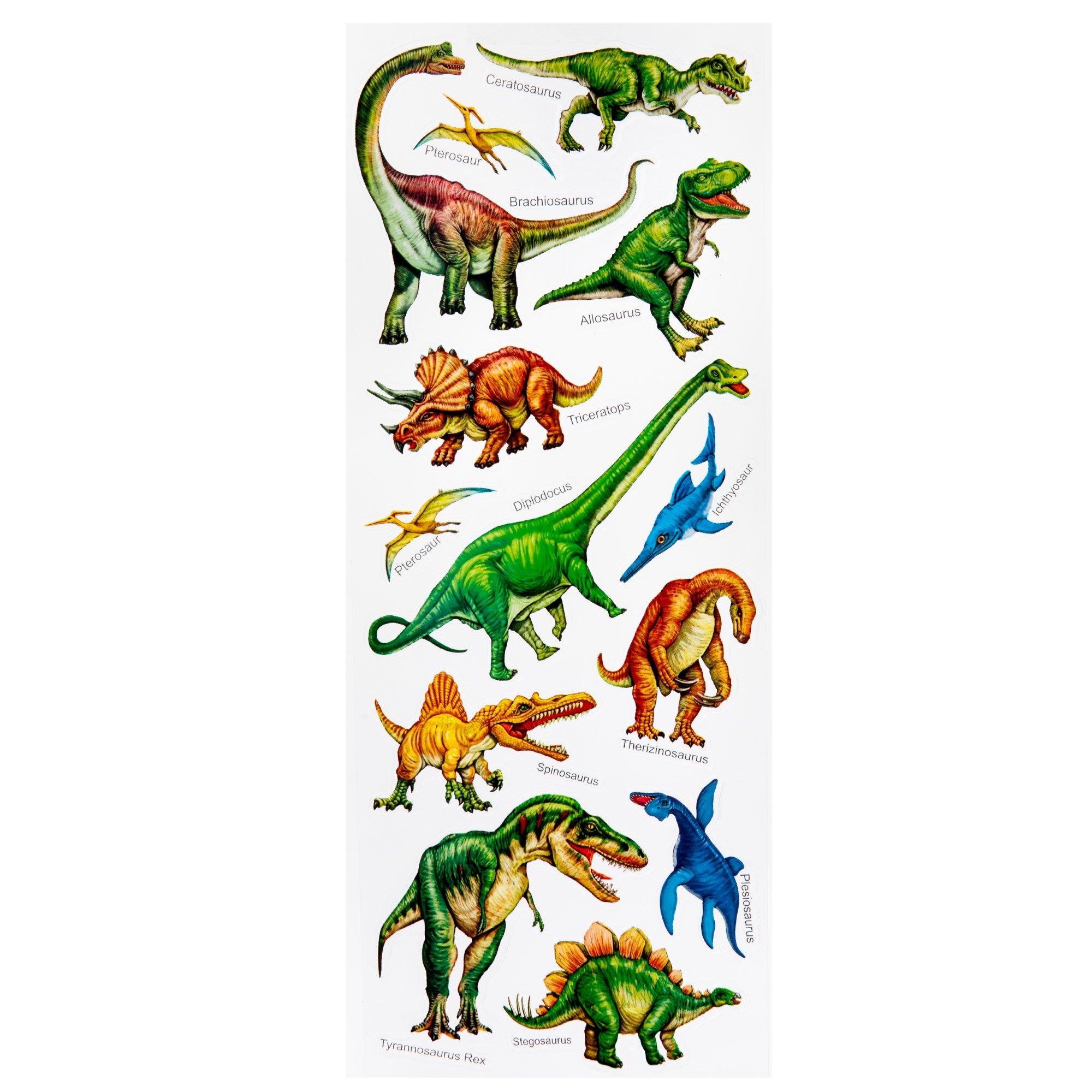 Dino Mite - Sticker Sheet Stickers Dinosaur, Scrapbook