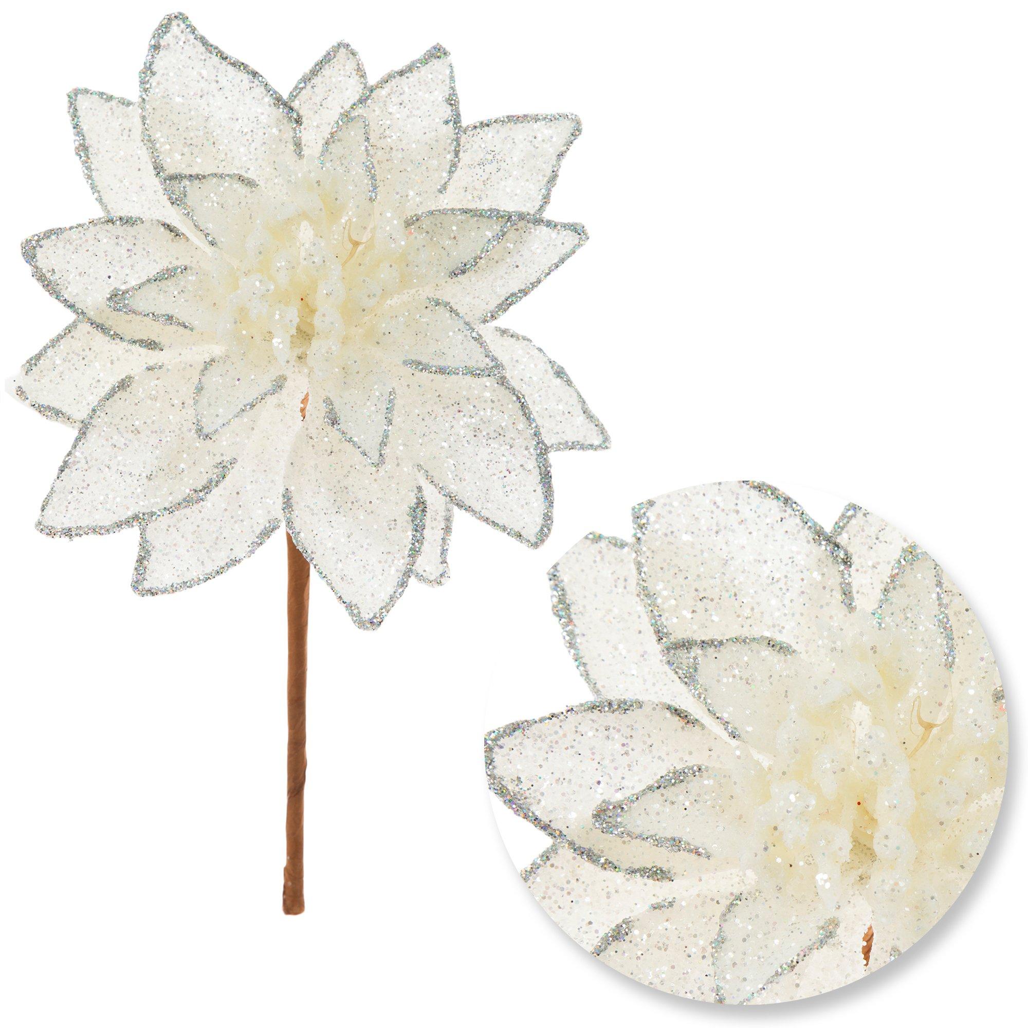 Glitter Poinsettia Pick Hobby Lobby 5191655