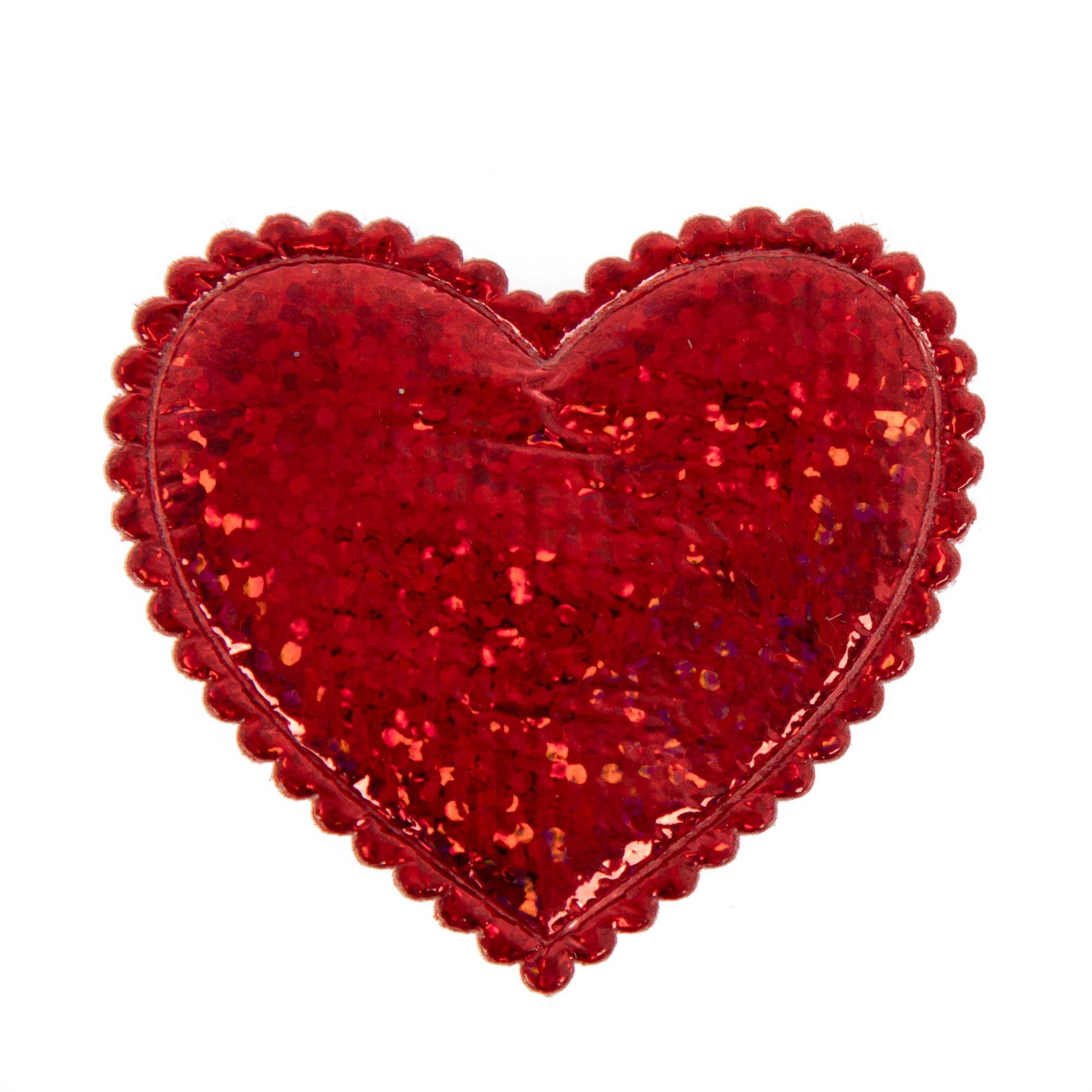 Eleganza Craft Sticker – Gemischte Diamant-Herzen Aufkleber (6–10 Mm) In Rot, Wasserdicht