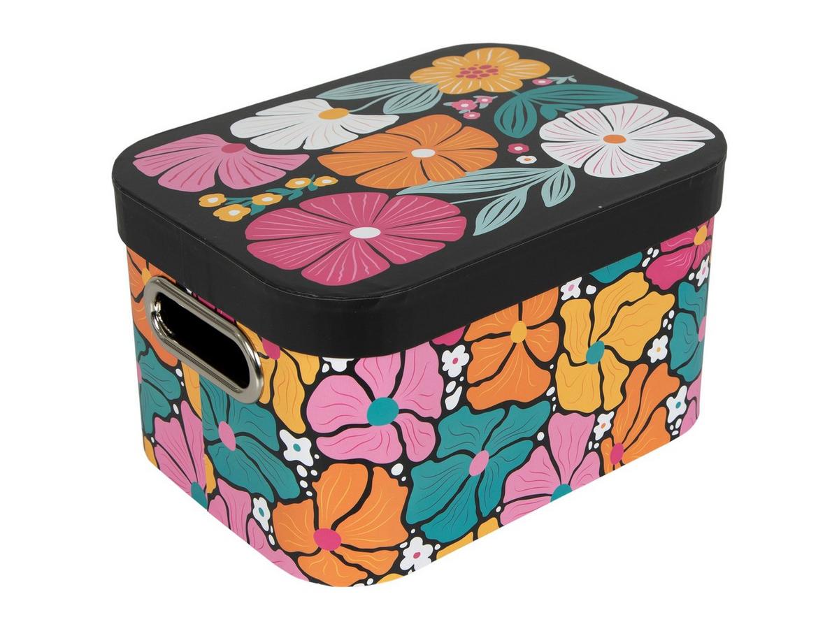 花束のようなボックス Black & Vibrant Retro Floral Box | Hobby Lobby | 5222229
