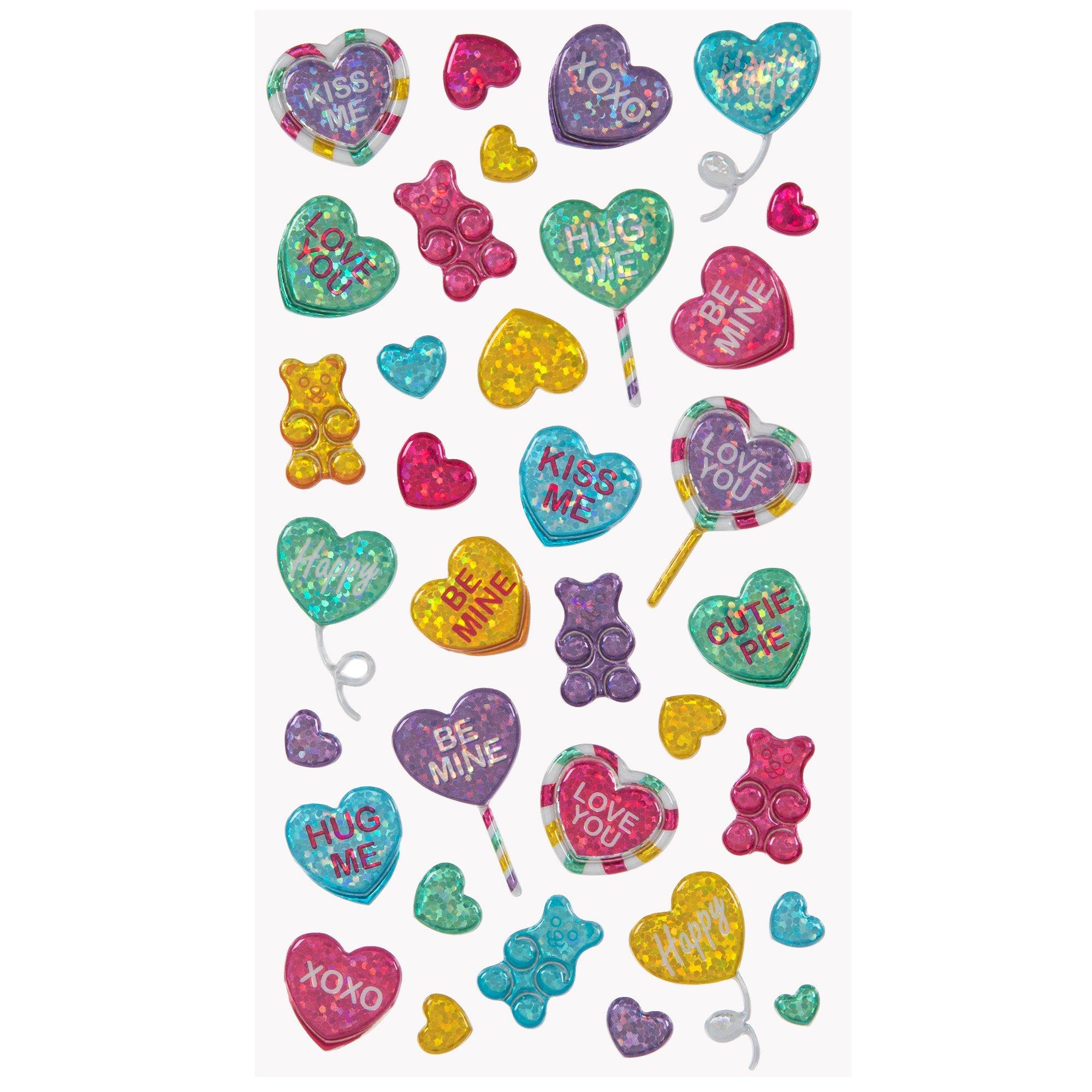 Gummy Bear And Heart Puffy Stickers Hobby Lobby 5224456 3951