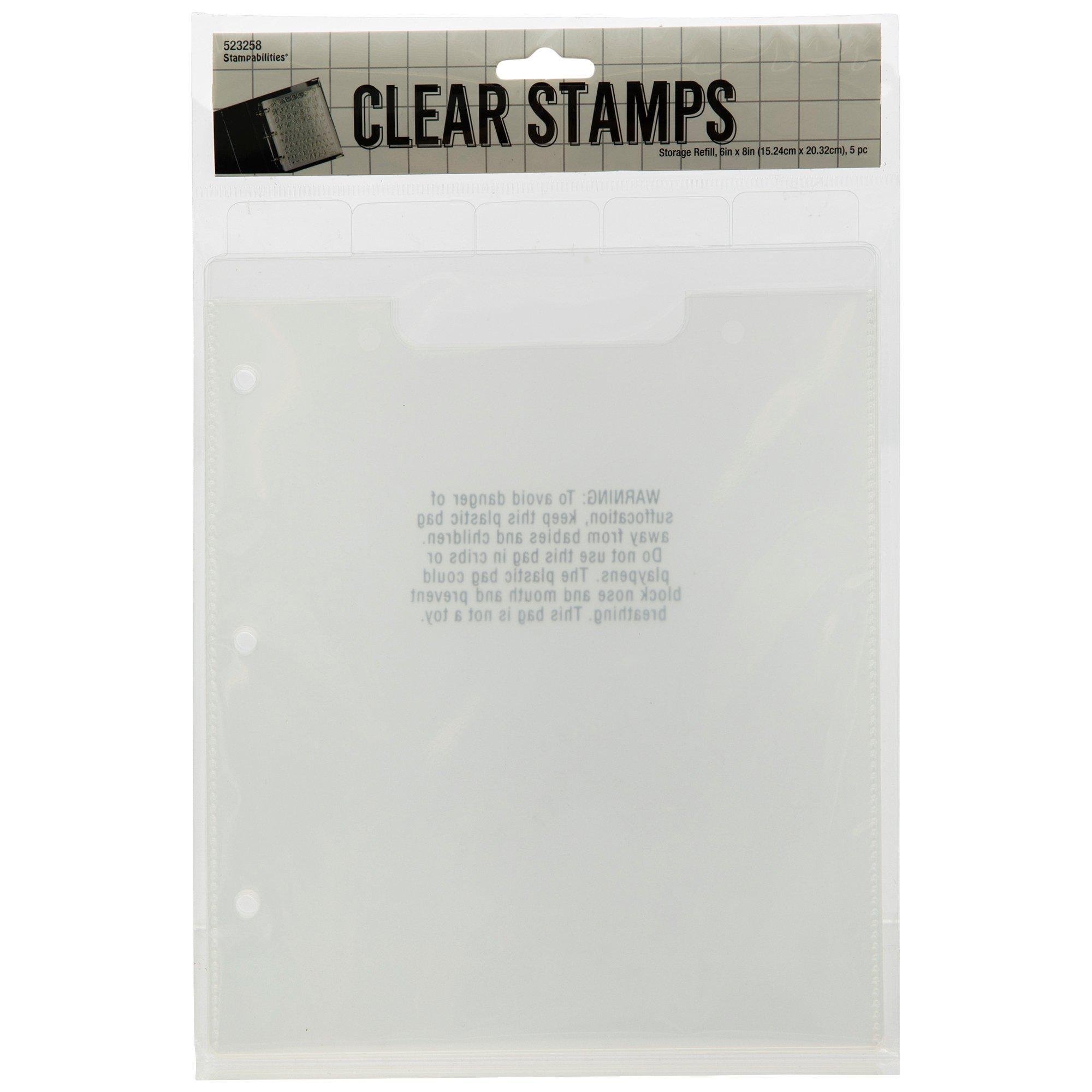 Stamp Storage Refill Pages, Hobby Lobby