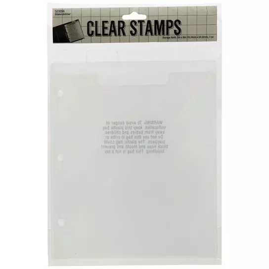 Stamp Storage Refill Pages