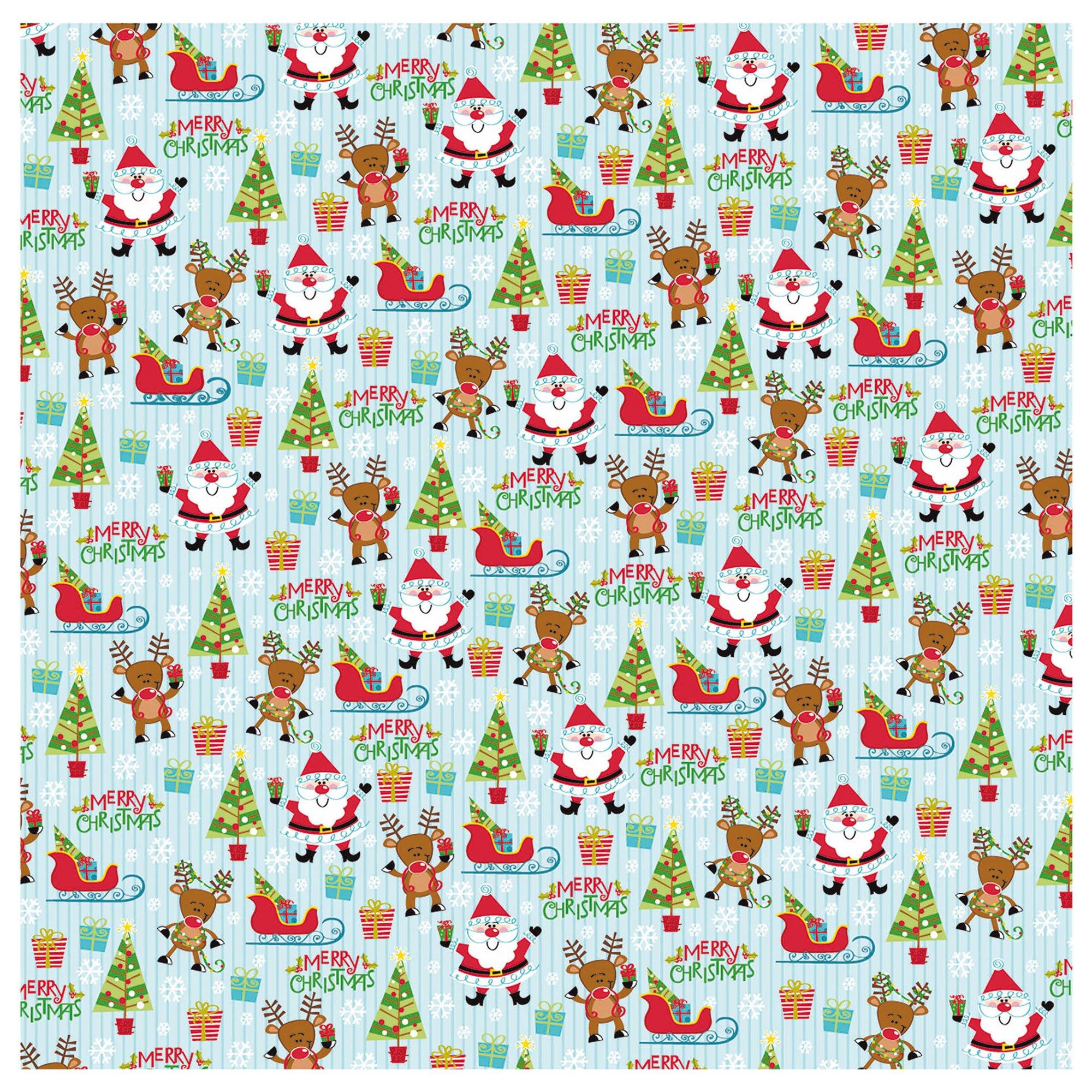 Christmas Aglow 12x12 Solid Cardstock