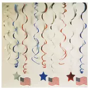 Stars & Stripes Hanging Decorations