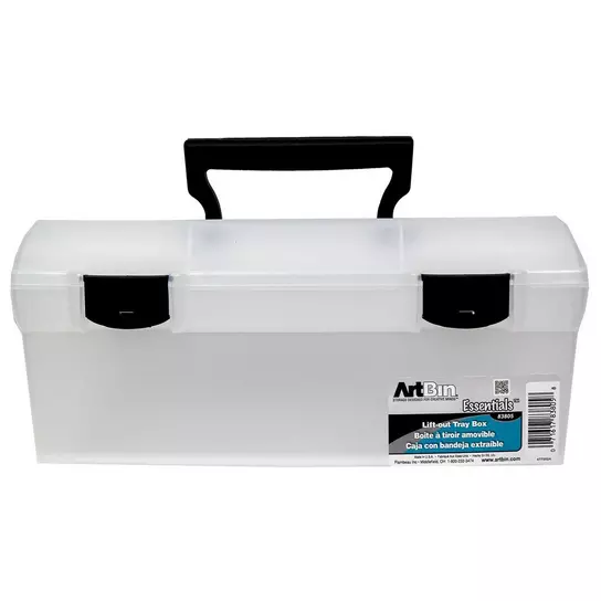 ArtBin Essentials Box W/Handle - 12X12 Translucent - 7235376