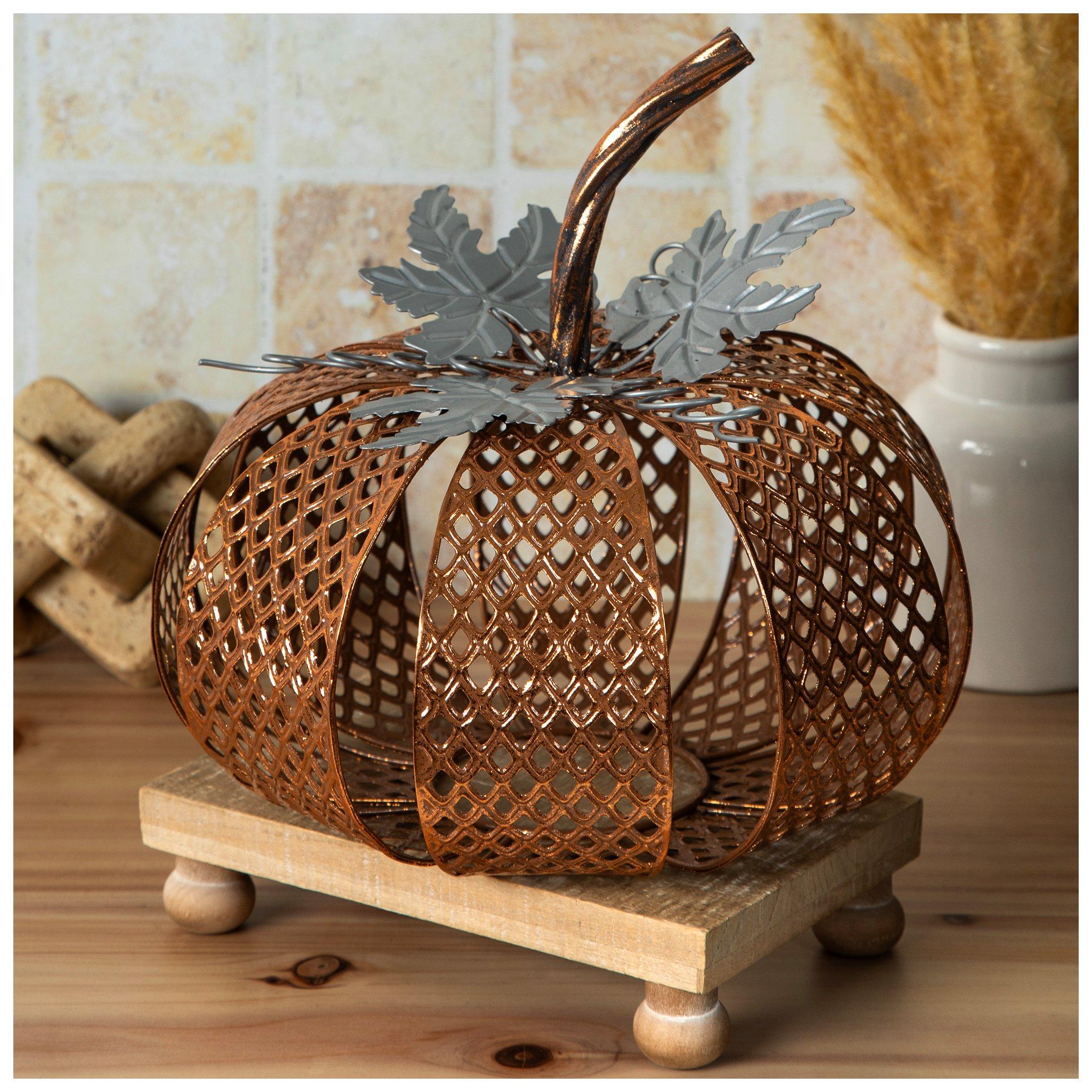 Copper Cutout Metal Pumpkin | Hobby Lobby | 5295282