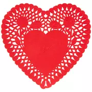 Love Heart Paper Doilies