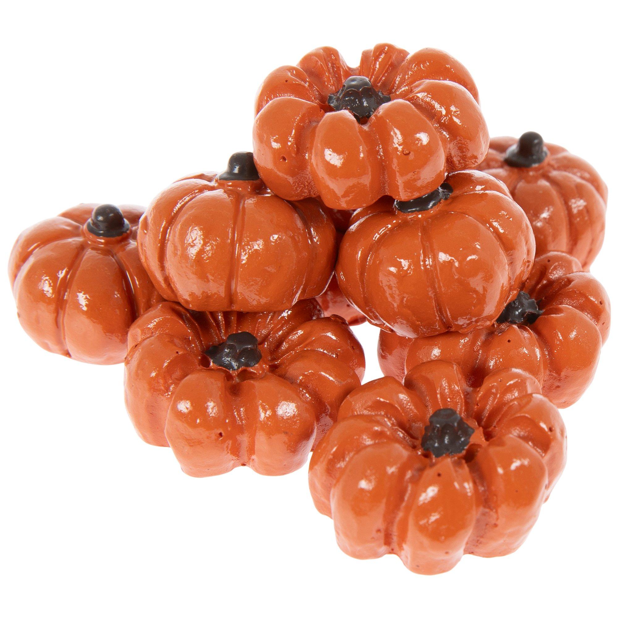 Mini Orange Pumpkins view 1