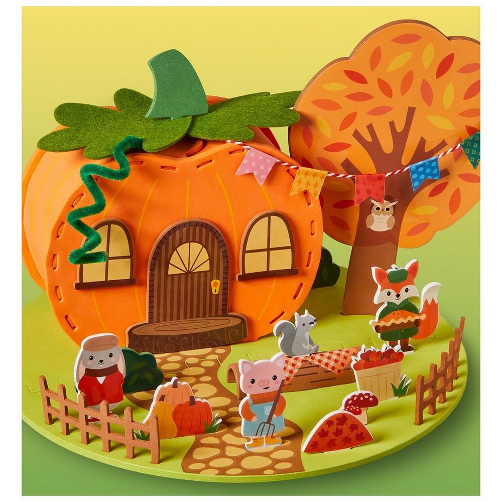 Pumpkin House 3D Foam Craft Kit | Hobby Lobby | 5312871