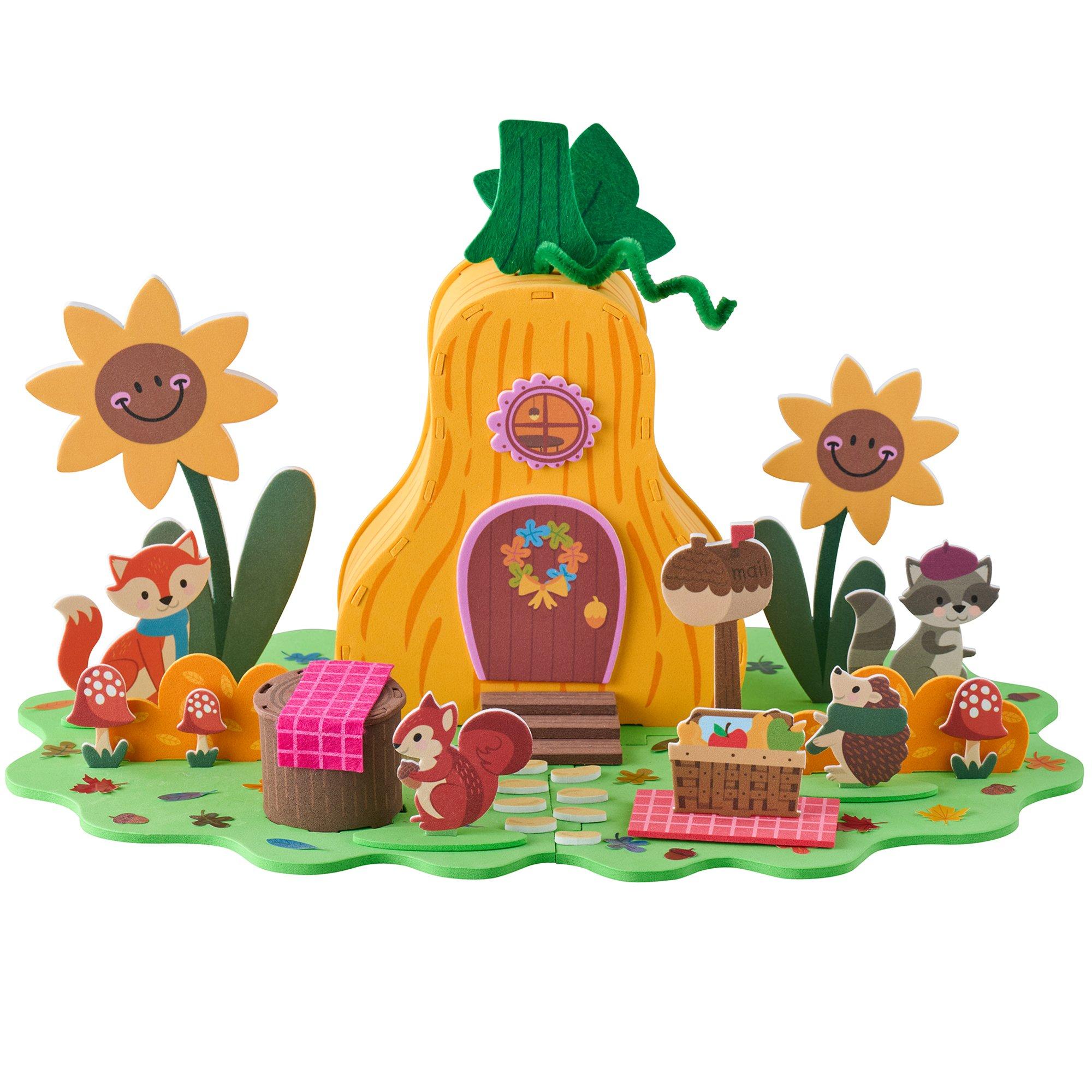 Pumpkin House 3D Foam Craft Kit | Hobby Lobby | 5312871