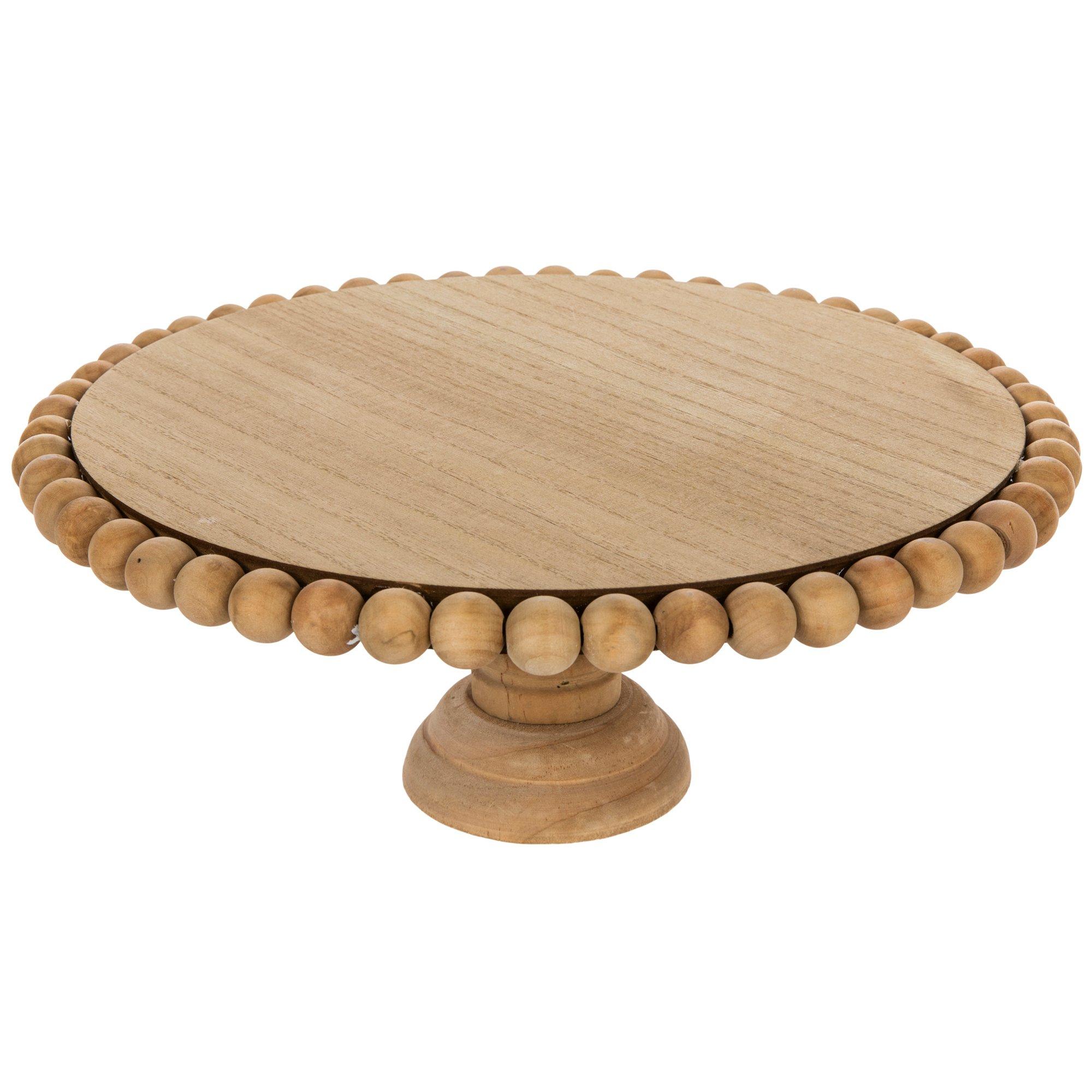 Beaded Edge Wood Cake Stand Hobby Lobby 5319090