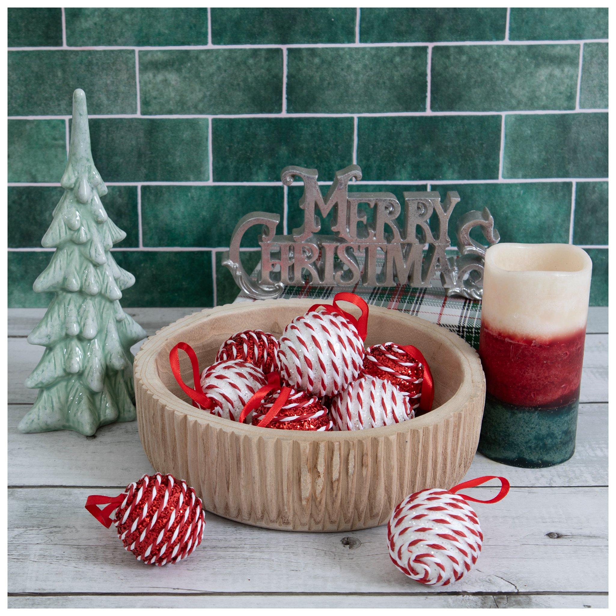 Red & Green Glitter Gift Box Ornament Set | Hobby Lobby | 5044987