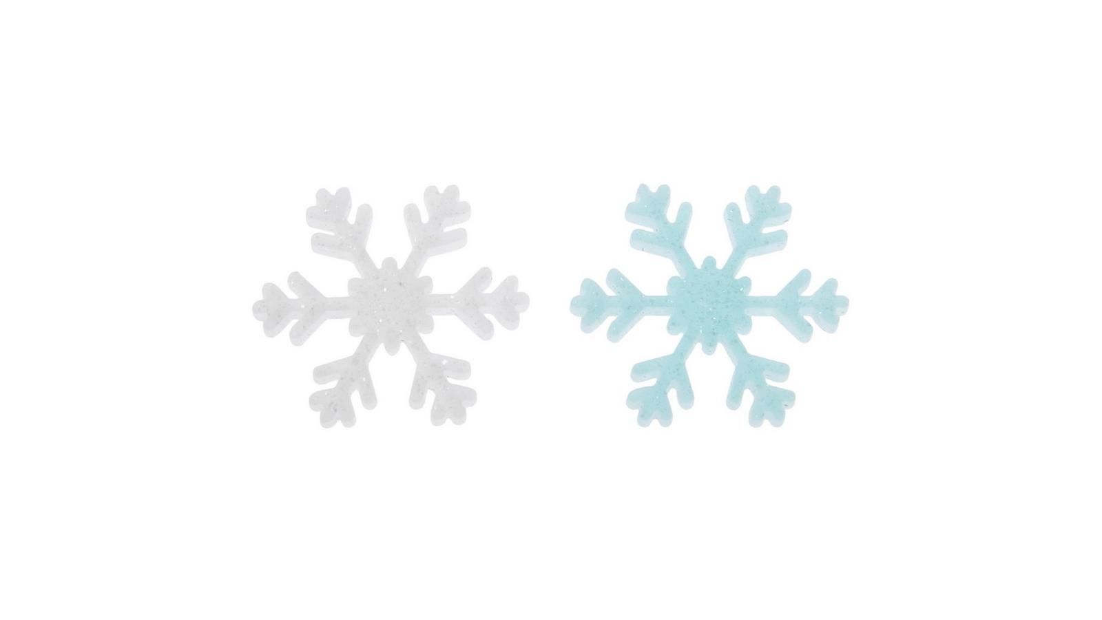 White & Blue Snowflake Embellishments | Hobby Lobby | 5338967