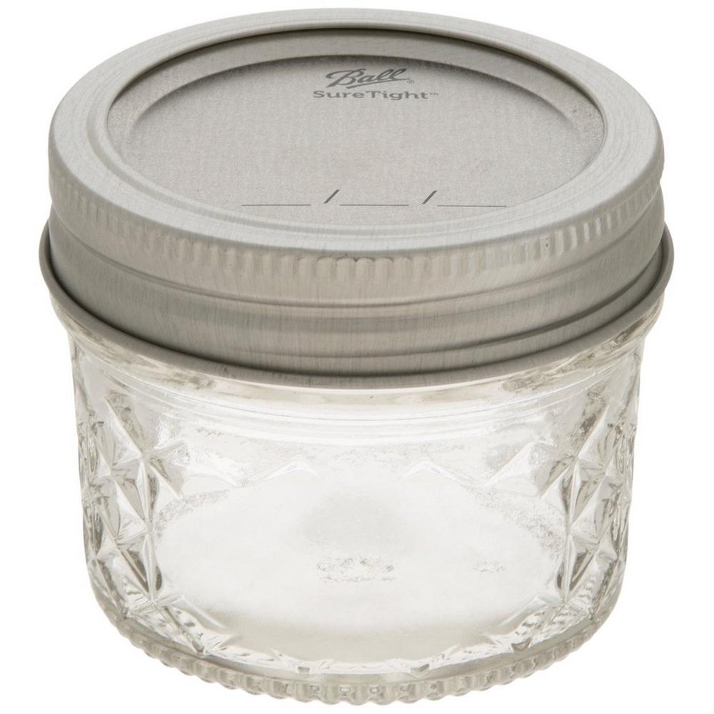 Quilted Glass Mason Jar - 4 Ounces | Hobby Lobby
