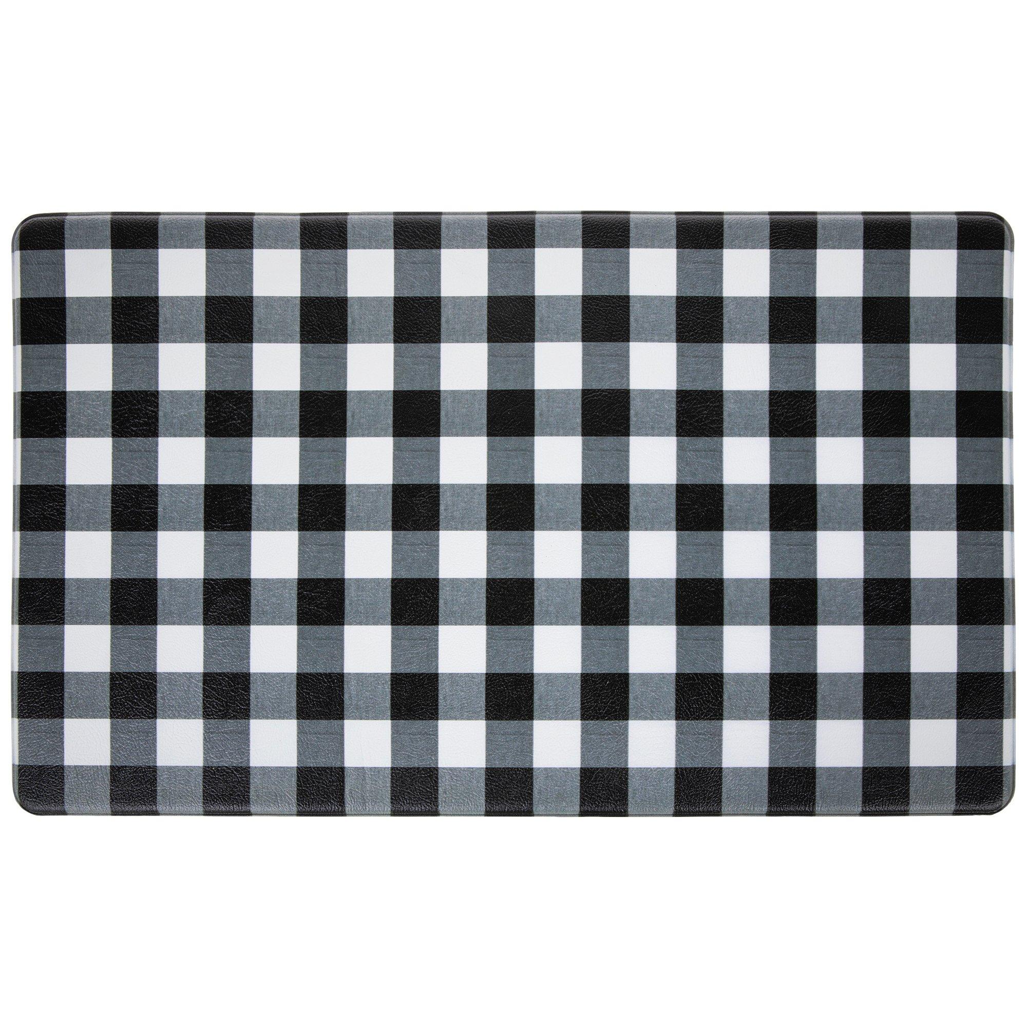 Black & White Buffalo Check Kitchen Mat Hobby Lobby 5342084