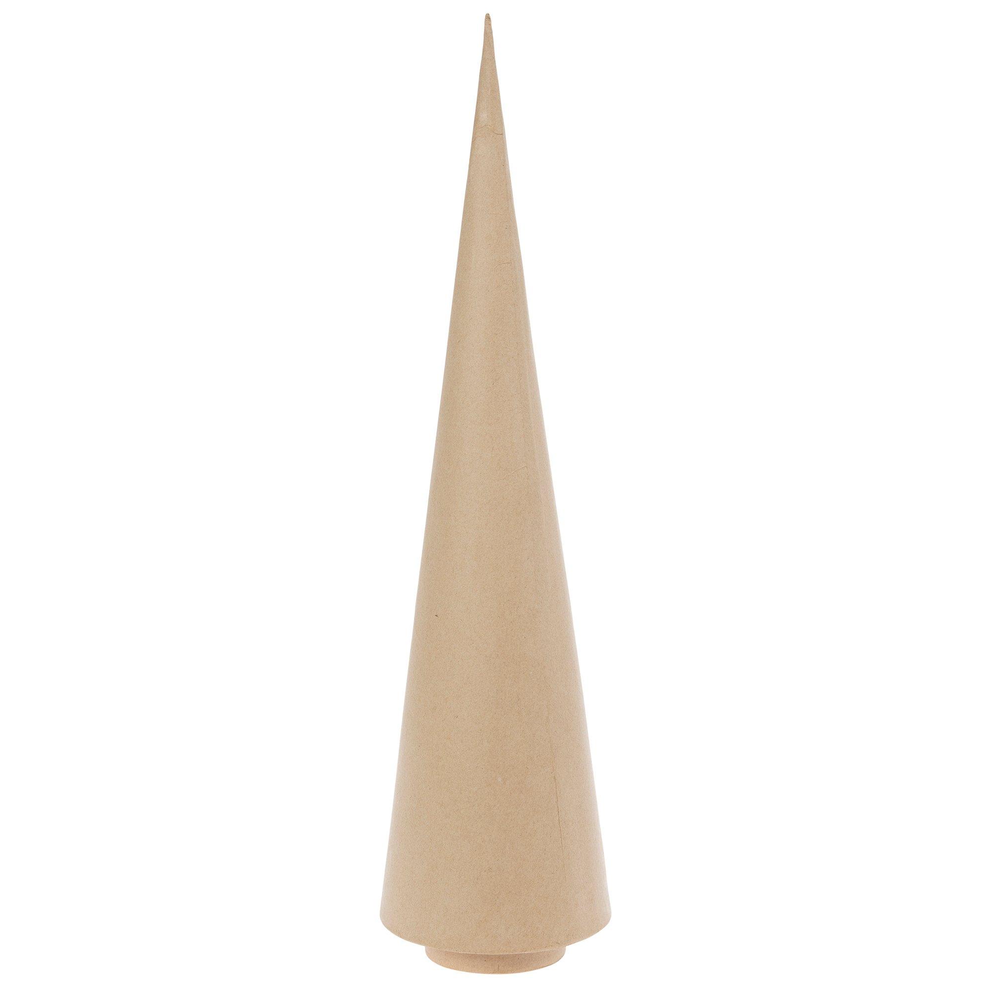 Paper Mache Cone Tree large size view 1
