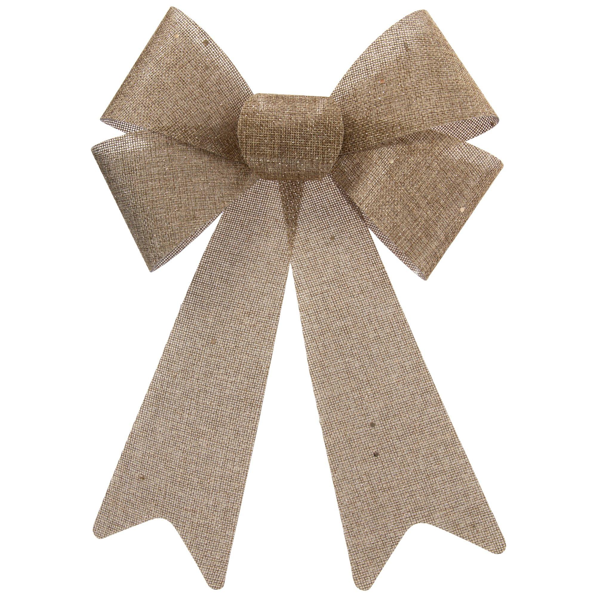 Gold Glitter Burlap?Bow Hobby Lobby 5347109