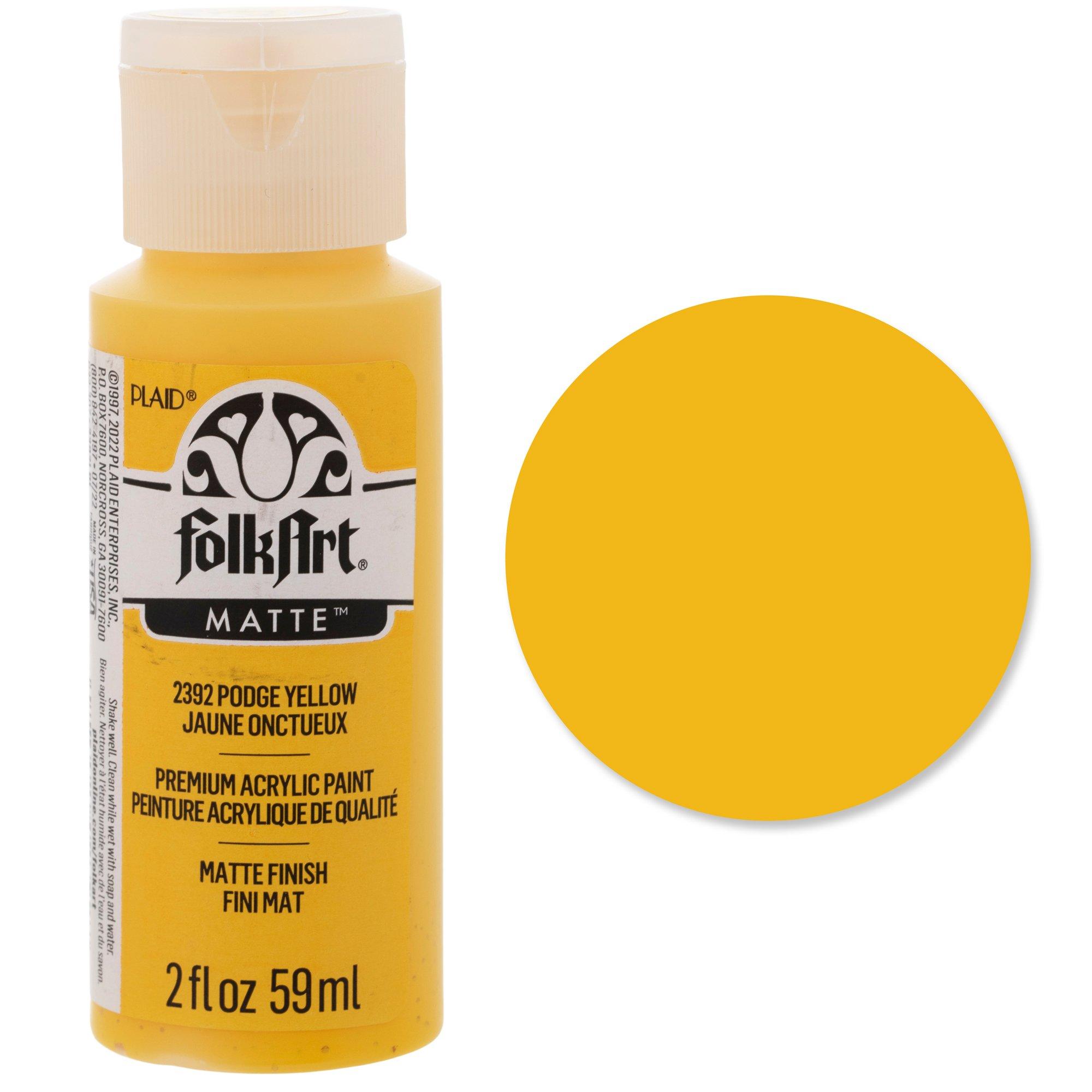 FolkArt 2 oz. Acrylic Paint- Sunny Yellow