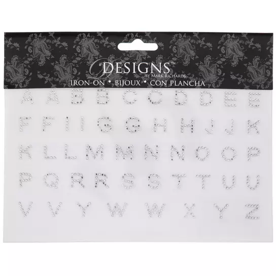 Designs™ Iron-ons :: Numbers :: Rhinestone Applique Number 6, 2in