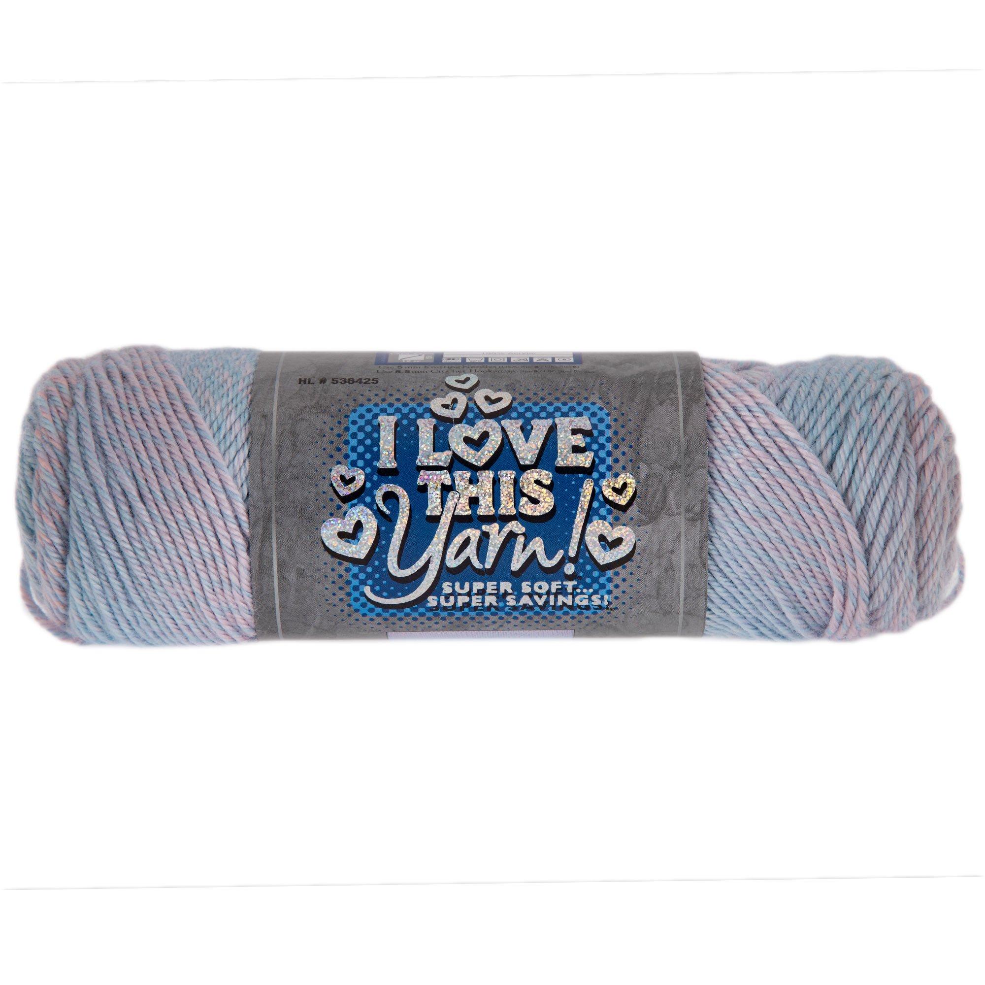  YarnFamily Cake Yarn,Gradient Color Cotton Gradient Yarn, Jumbo  Knitting Yarn，Ideal Rainbow Yarn for Crocheting and  Knitting,3.5oz，240yd，Tropical Pink