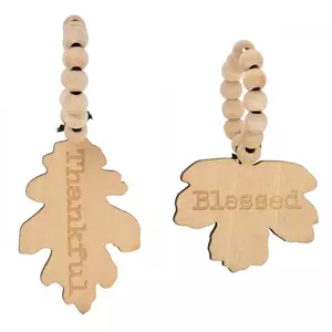 Thankful & Blessed Leaf Napkin Rings