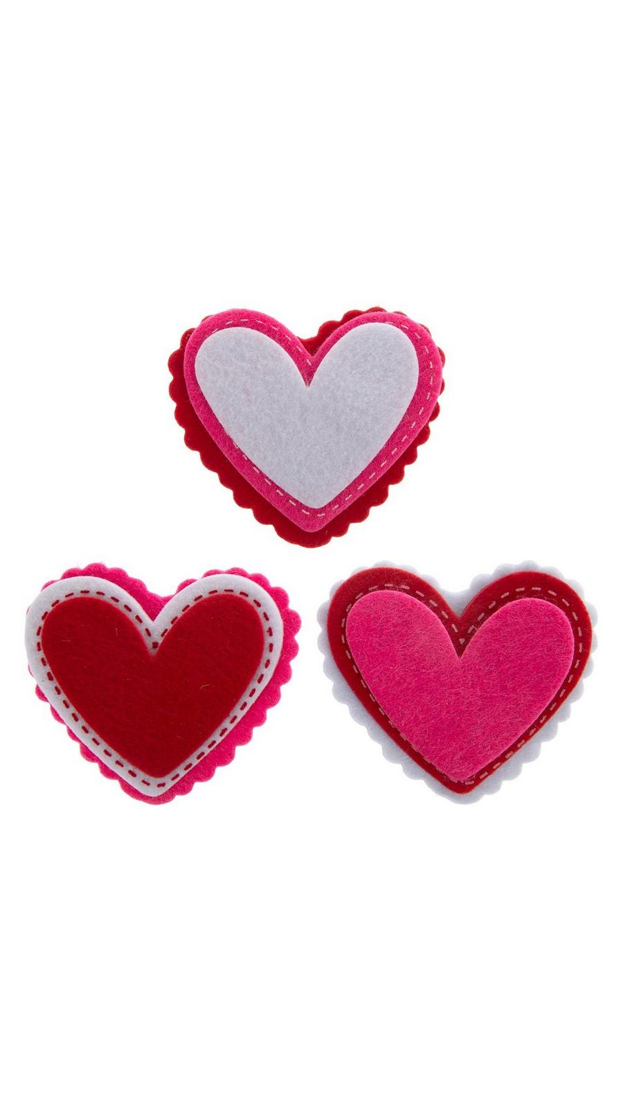 Layered Heart Felt Stickers | Hobby Lobby | 5370358