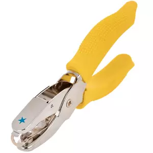 0.2 Single Hole Punch Handheld Hole Puncher with Soft Grip Square Shape,  Green - Yahoo Shopping