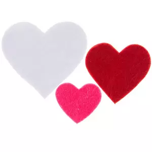 Solid & Glitter Heart Foam Stickers, Hobby Lobby