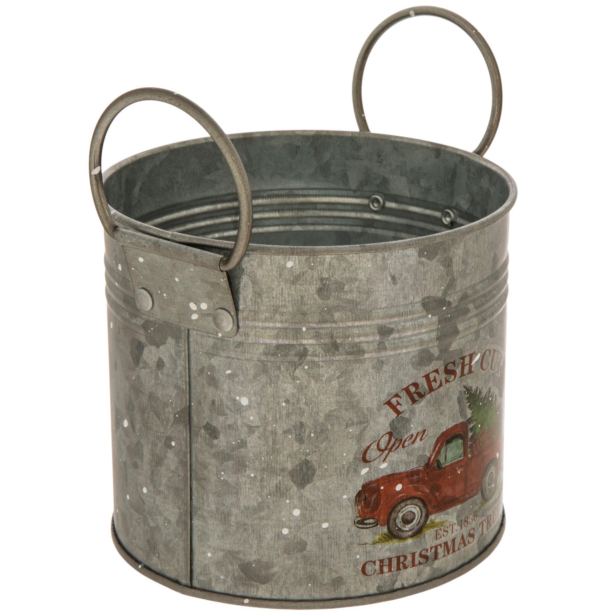 Fresh Cut Christmas Trees Galvanized Bucket Hobby Lobby 5387212