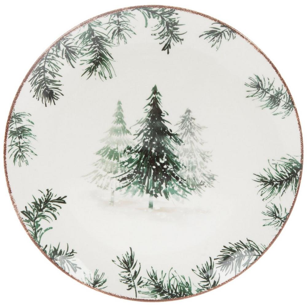 Winter Tress Dinner Plate