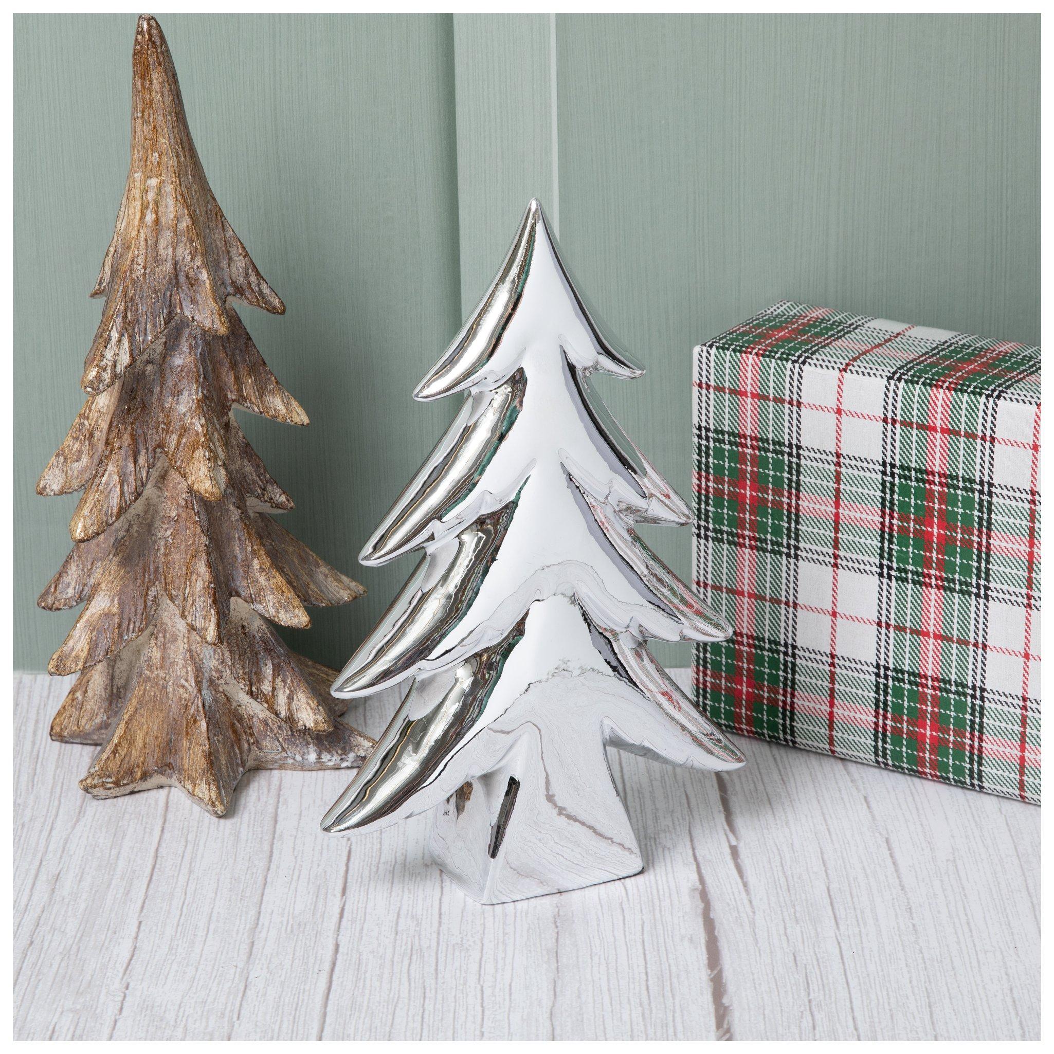 Metallic Silver Tree Figurine | Hobby Lobby | 5390406