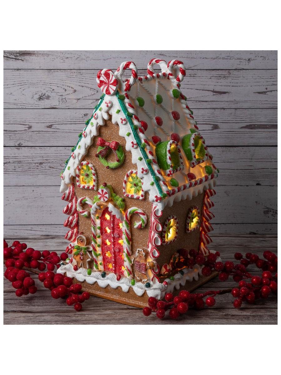 新品未使用品　 Gingerbread House Light Up Glitter Gingerbread House | Hobby Lobby | 5393368